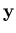 ${\mathbf{y}}$