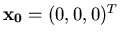 ${\mathbf{x}_0}=(0,0,0)^T$